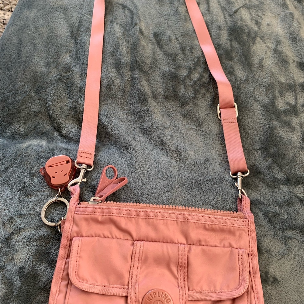 Kippling Crossbody Mini Bag, Girls, Rose Pink
